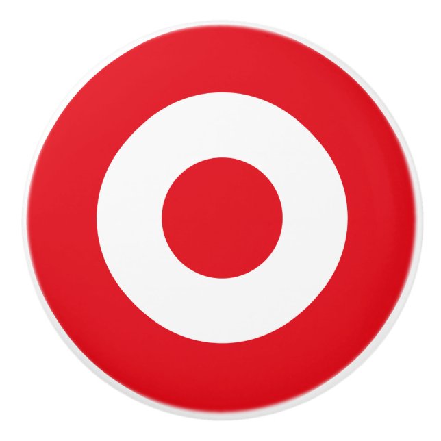 Turkey country flag roundel army round national sy ceramic knob (Front)