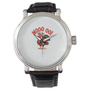 Turkey Cow Moo Funny Thanksgiving Watch