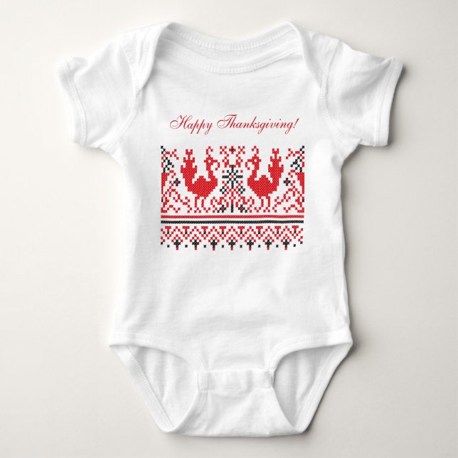 TURKEY DAY BABY BODYSUIT (Front)