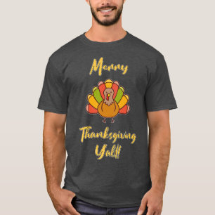 Turkey Day Merry Thanksgiving Happy Holiday Tops 