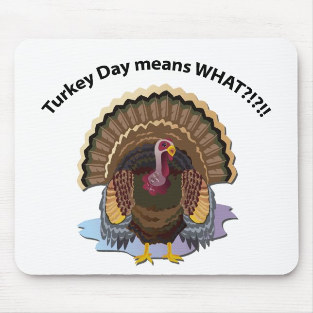 Turkey Day Mouse Pad (Front)