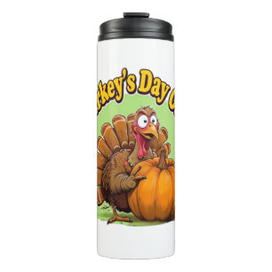 Turkey Day off Thanksgiving Oversized T-Shirt Thermal Tumbler