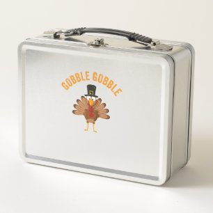 Turkey Day Shirt I'm The Grandma Turkey Thanksgivi Metal Lunch Box