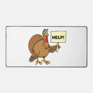 Turkey Day Thanksgiving Humour Desk Mat