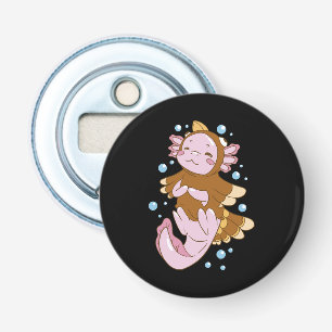 Turkey Disguise Axolotl Fun Bottle Opener