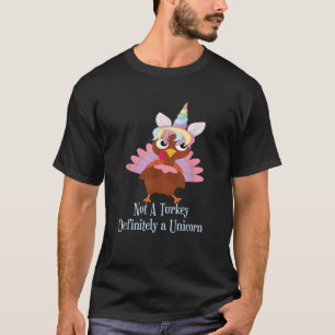 Turkey Disguise Unicorn Thanksgiving Novelty T-Shirt