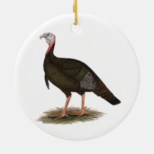 Turkey:  Eastern Wild Tom Ceramic Ornament