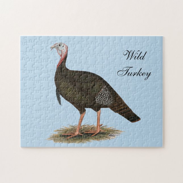Turkey:  Eastern Wild Tom Jigsaw Puzzle (Horizontal)