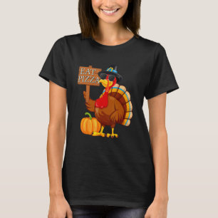 Turkey Eat Pizza Adult Vegan Kids Thanksgiving 1 T-Shirt