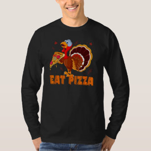 TURKEY EAT PIZZA Shirt Adult Vegan Kids Funny Than