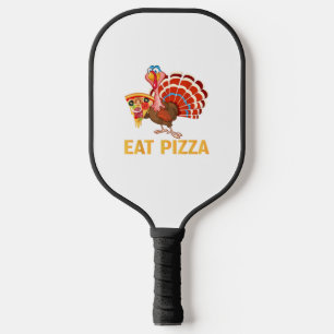 TURKEY EAT PIZZA Shirt Adult Vegan Kids Funny Than Pickleball Paddle