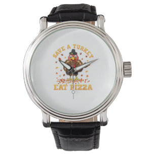 TURKEY EAT PIZZA Shirt Adult Vegan Kids Funny Than Watch