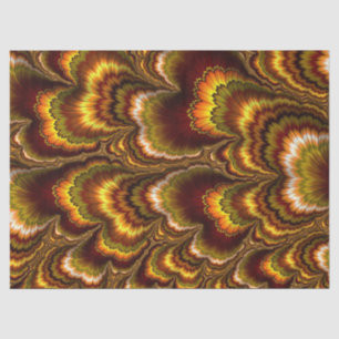 Turkey Feather Fractal Tissue Paper