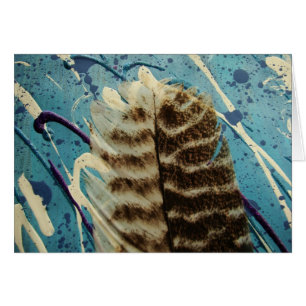 Turkey Feather Mixed Media