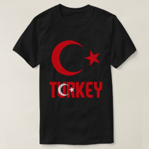 Turkey Flag and Coat Of Arms Patriotic T-Shirt
