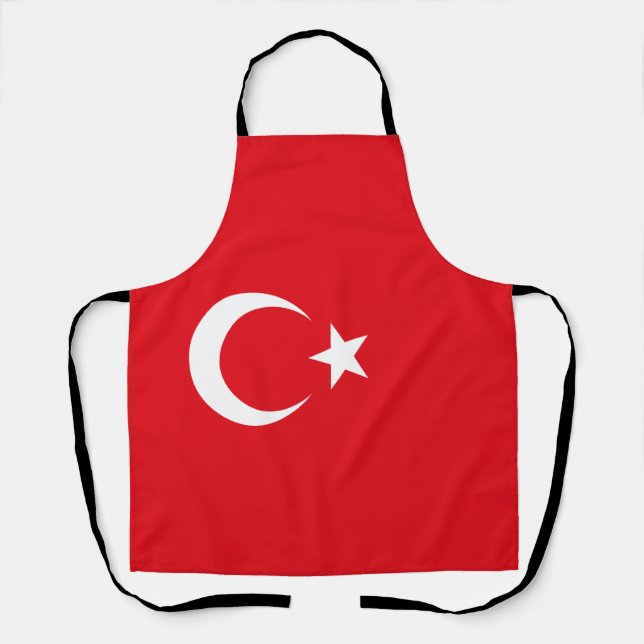 Turkey Flag Apron (Front)