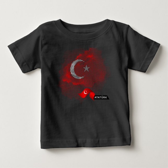 Turkey flag baby T-Shirt (Front)