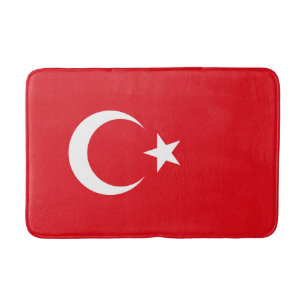 Turkey Flag Bath Mat