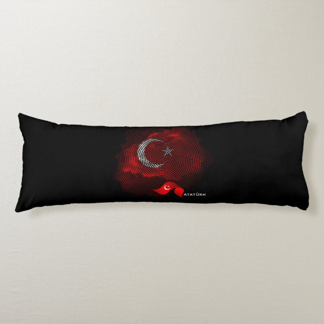 Turkey flag body cushion (Front)