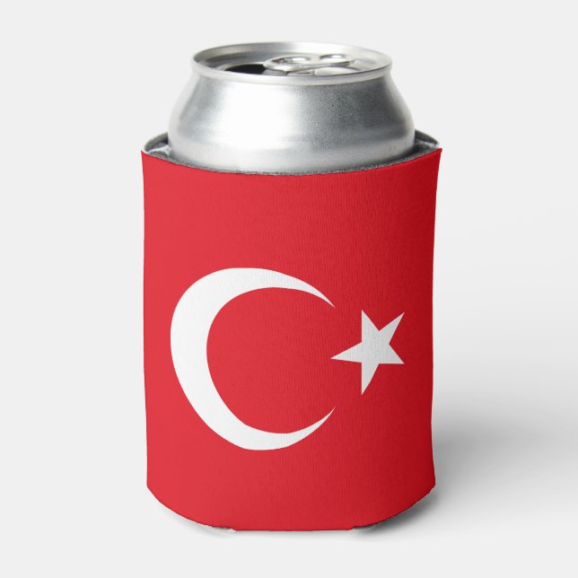 Turkey Flag Can Cooler (Can Front)