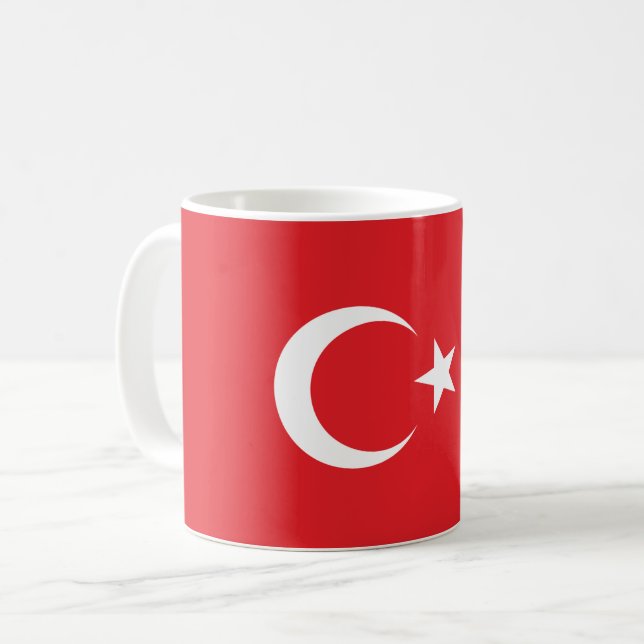 Turkey Flag Coffee Mug (Front Left)