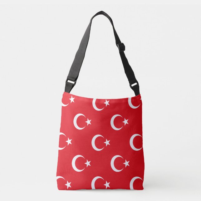 Turkey Flag Crossbody Bag (Front)