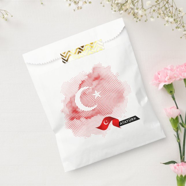 Turkey flag favour bag (Sealed)