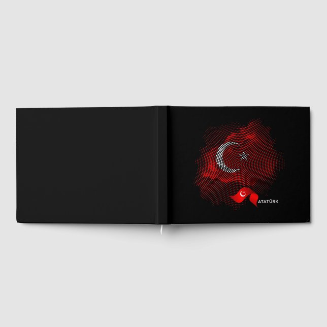 Turkey flag guest book (Full)