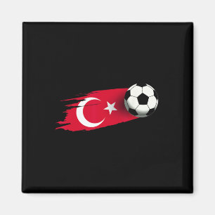Turkey Flag Jersey Turkish Soccer Team Turkish Magnet