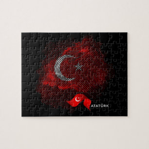 Turkey flag jigsaw puzzle