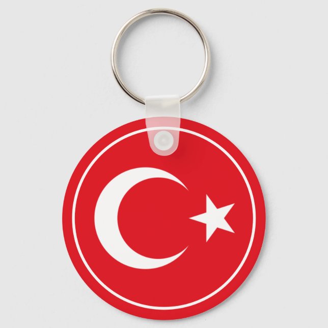 turkey flag key ring (Front)