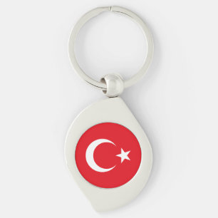 Turkey Flag Key Ring