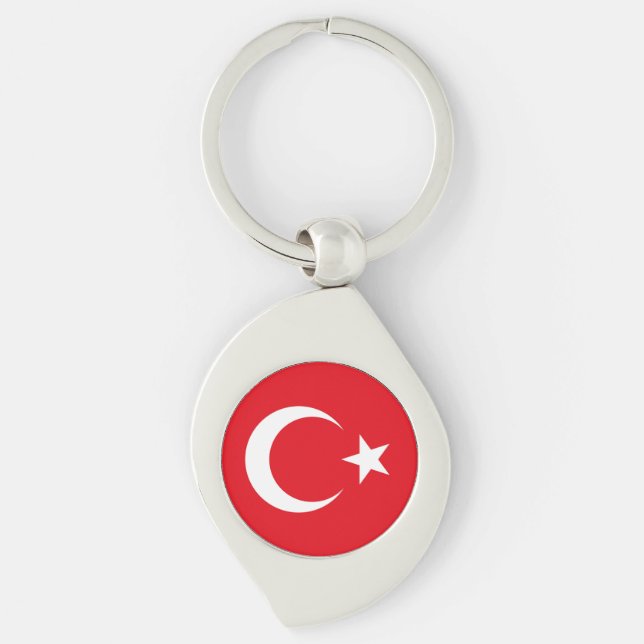 Turkey Flag Key Ring (Front)