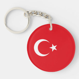 Turkey Flag Key Ring
