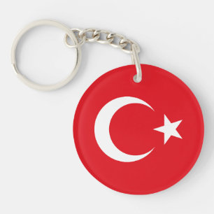 Turkey Flag Key Ring
