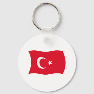Turkey Flag Keychain