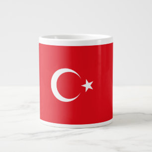 Turkey Flag Large Coffee Mug