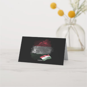 Turkey flag place card