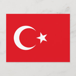 turkey flag postcard