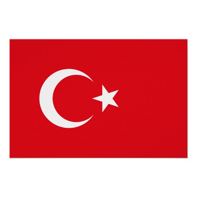 Turkey Flag Poster (Front)