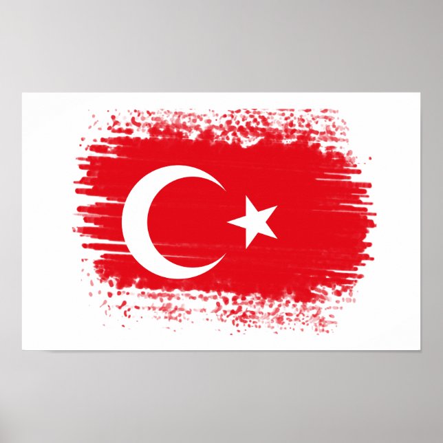 Turkey flag  poster (Front)
