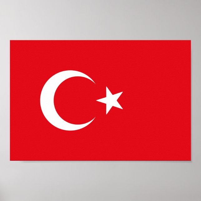 Turkey Flag Poster (Front)