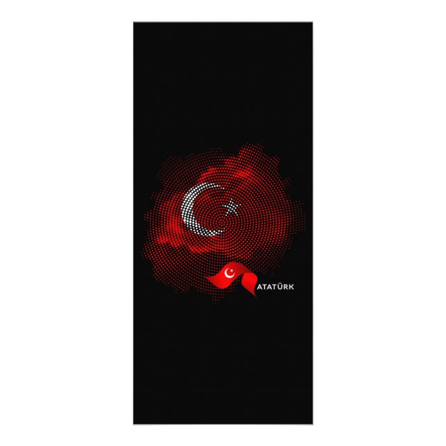 Turkey flag rack card (Front)