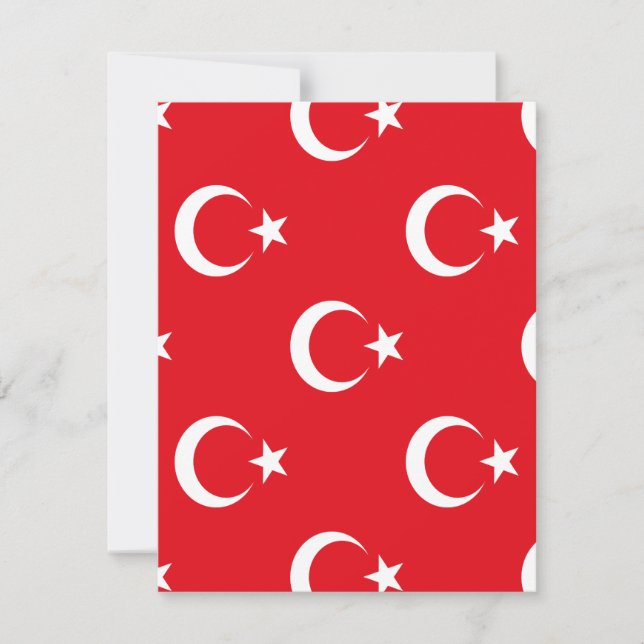 Turkey Flag Save The Date (Front)