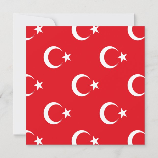 Turkey Flag Save The Date (Front)
