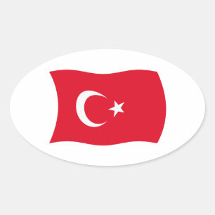 Turkey Flag Sticker