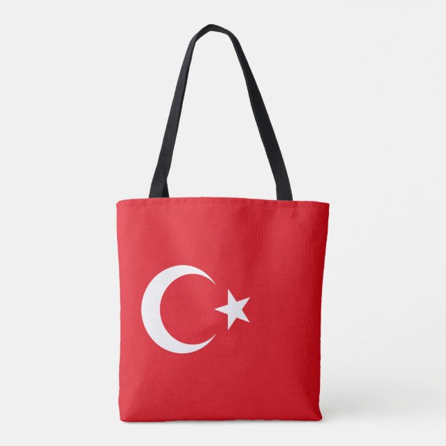 Turkey Flag Tote Bag (Back)