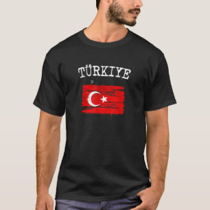 Turkey Flag Turkiye Vintage T Shirt