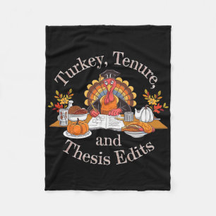 Turkey fleece blanket