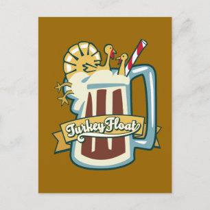 Turkey Float Postcard